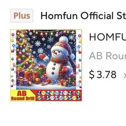 Snowman Diamond Painting Kit