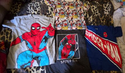 Marvel Young young boys 4 pack tees size 7
