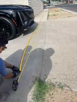 81.5’ + PE Gas pipe
