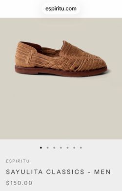 Espiritu huarache in soft, luxurious suede men size 11