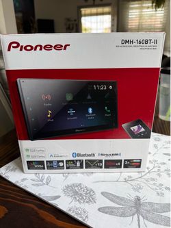 Pioneer DMH-160BT II Car Stereo Head Unit, Double Din, 6.8" Touchscreen, CarPlay/Android Auto (New)