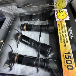 Duracell Durabeam Ultra 1500 Lumen Hybrid LED Flashlights