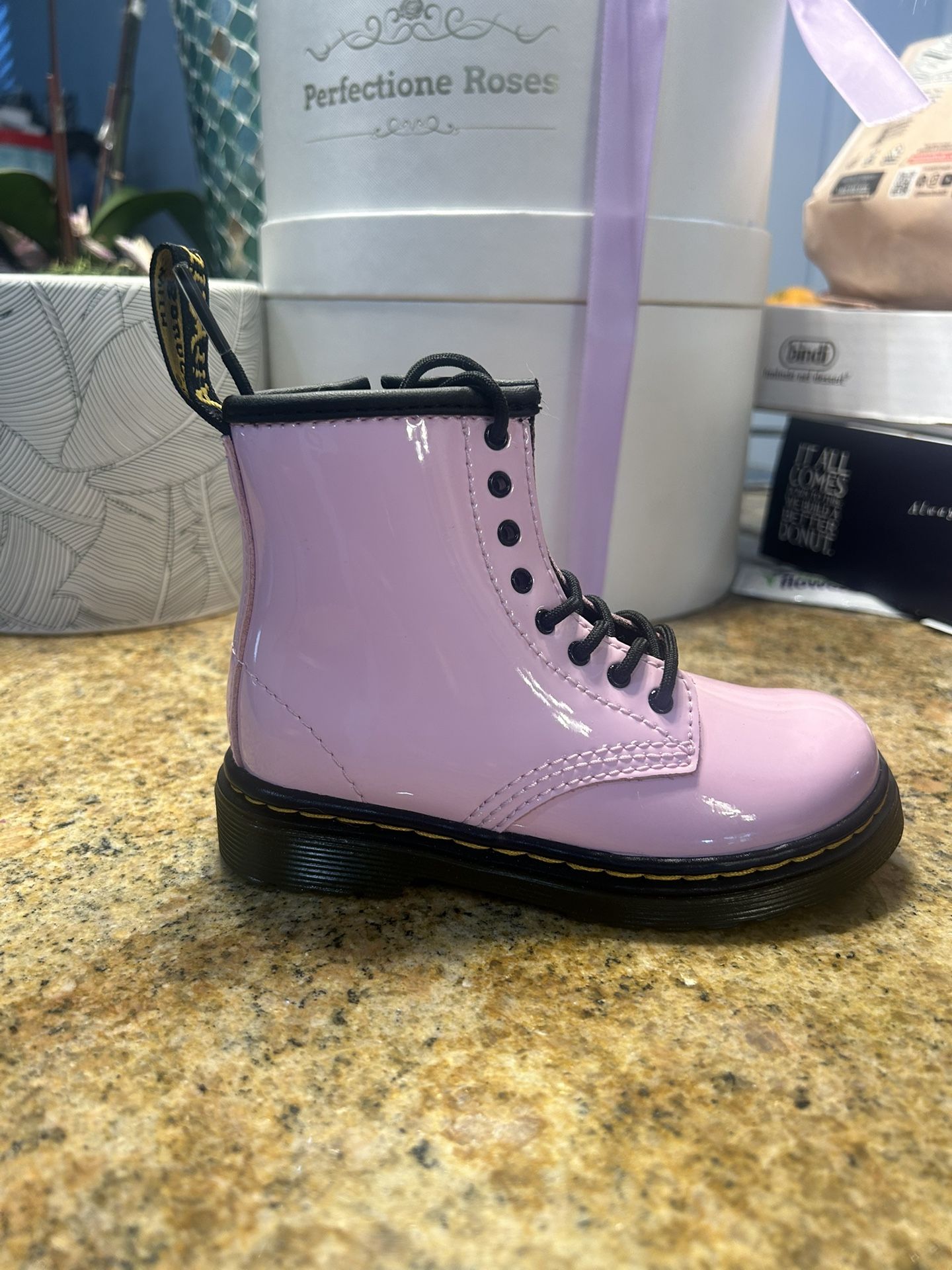 Dr.matens Boots Brand New Pink /bk Size 7,8,9 Infant