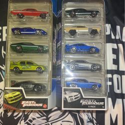 Fast And The Furious Hot Wheel Pack Together 