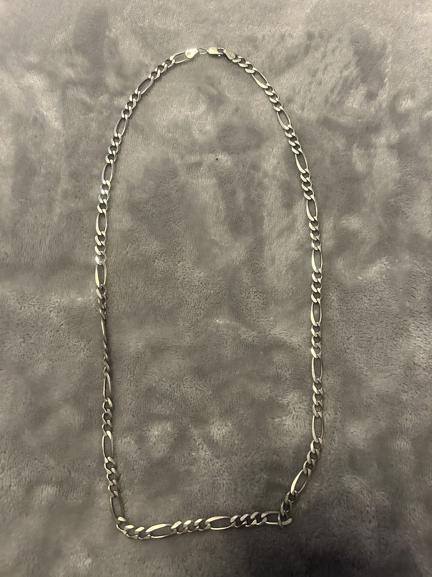 925 Sterling Silver Figaro Chain 