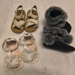 Toddlers Girl Shoes Size 12month $5 Per Pair 