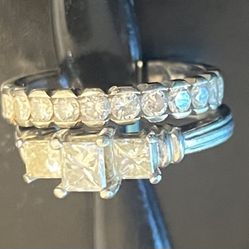 1 1/2 Carat Platinum Wedding Ring/Band