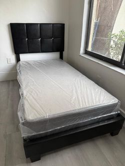 NEW BED FRAME TWIN SIZE WITH OR WITHOUT MATTRESS AND BOX SPRING