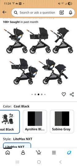 Evenflo Pivot Xpand Travel System stroller with infant car seat