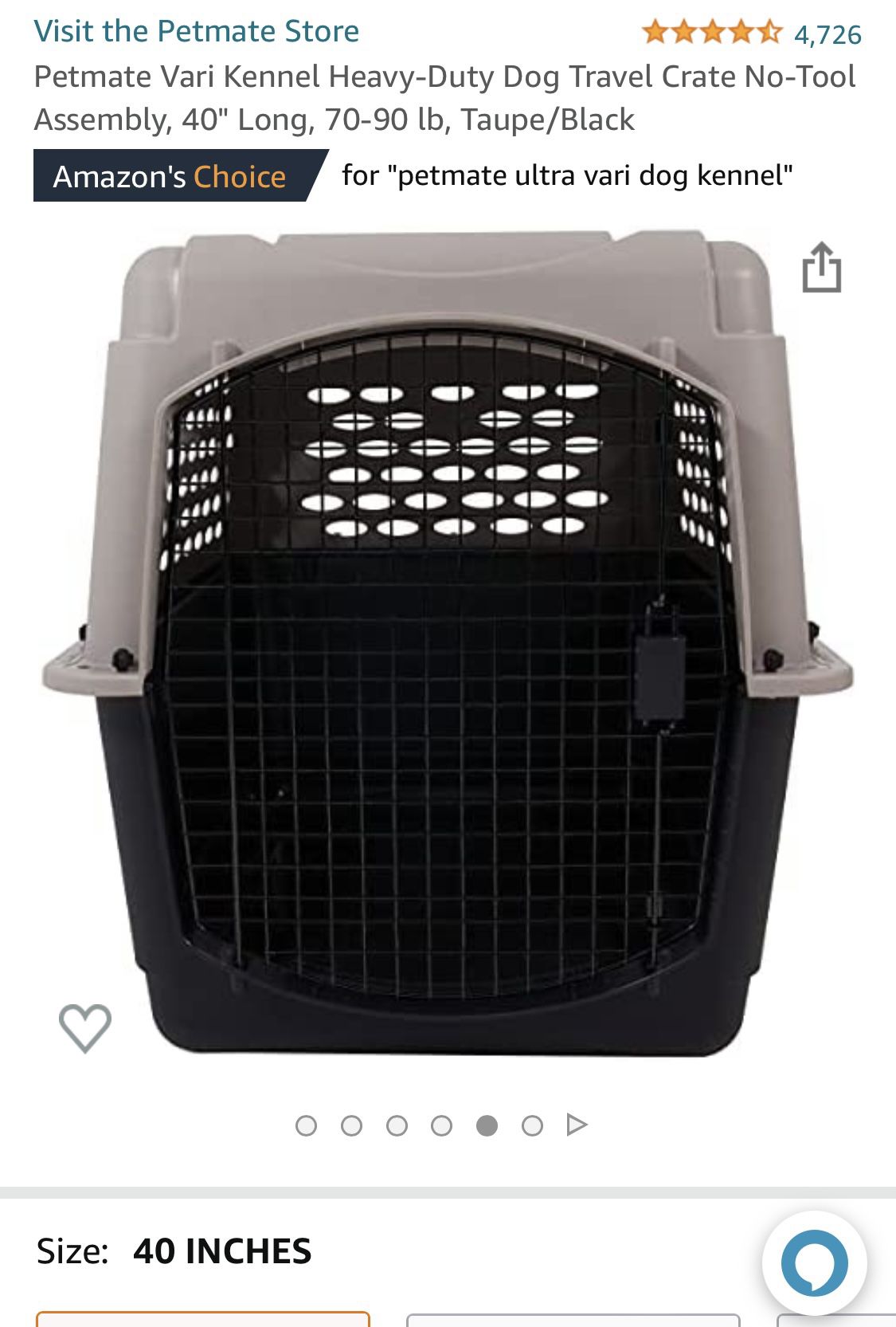XL Dog Kennel Crate