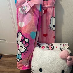 Hello Kitty Blankets and Pillows 