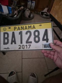 Panama License Plate BA1(contact info removed)
