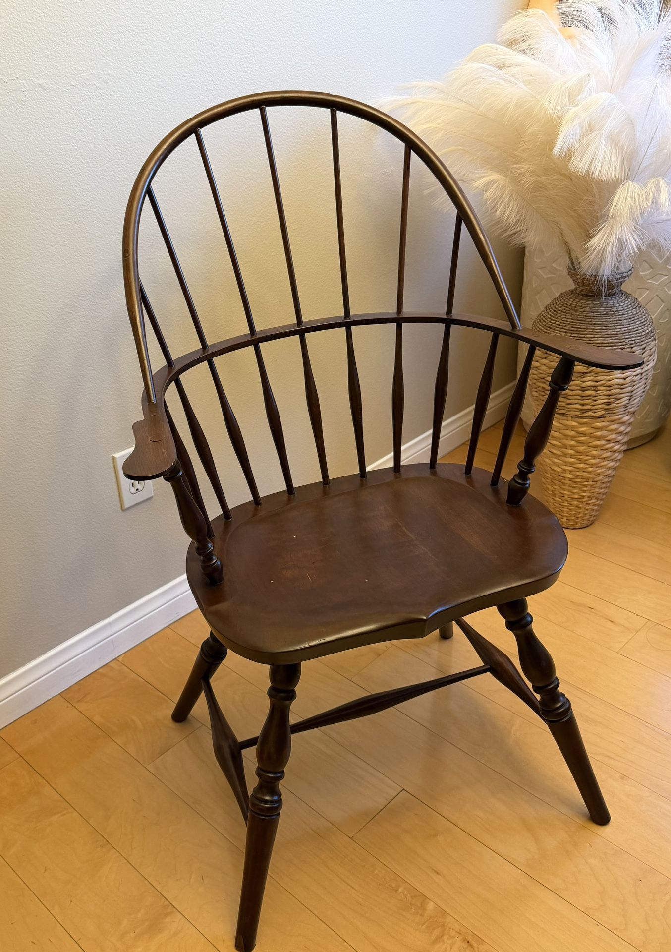 Solid Wood Bartley Windsor Armchair – Great Condition