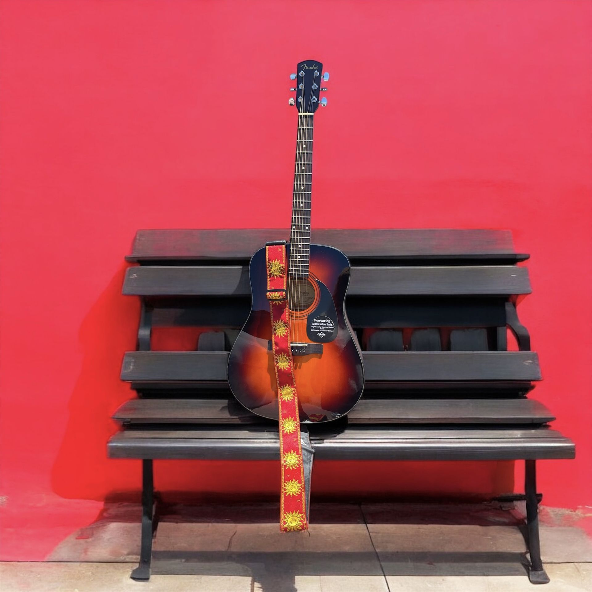 Brand New ~ Fender CD-60 Dreadnaught Acoustic Guitar. Gig Bag, Sunburst - Walnut Fingerboard