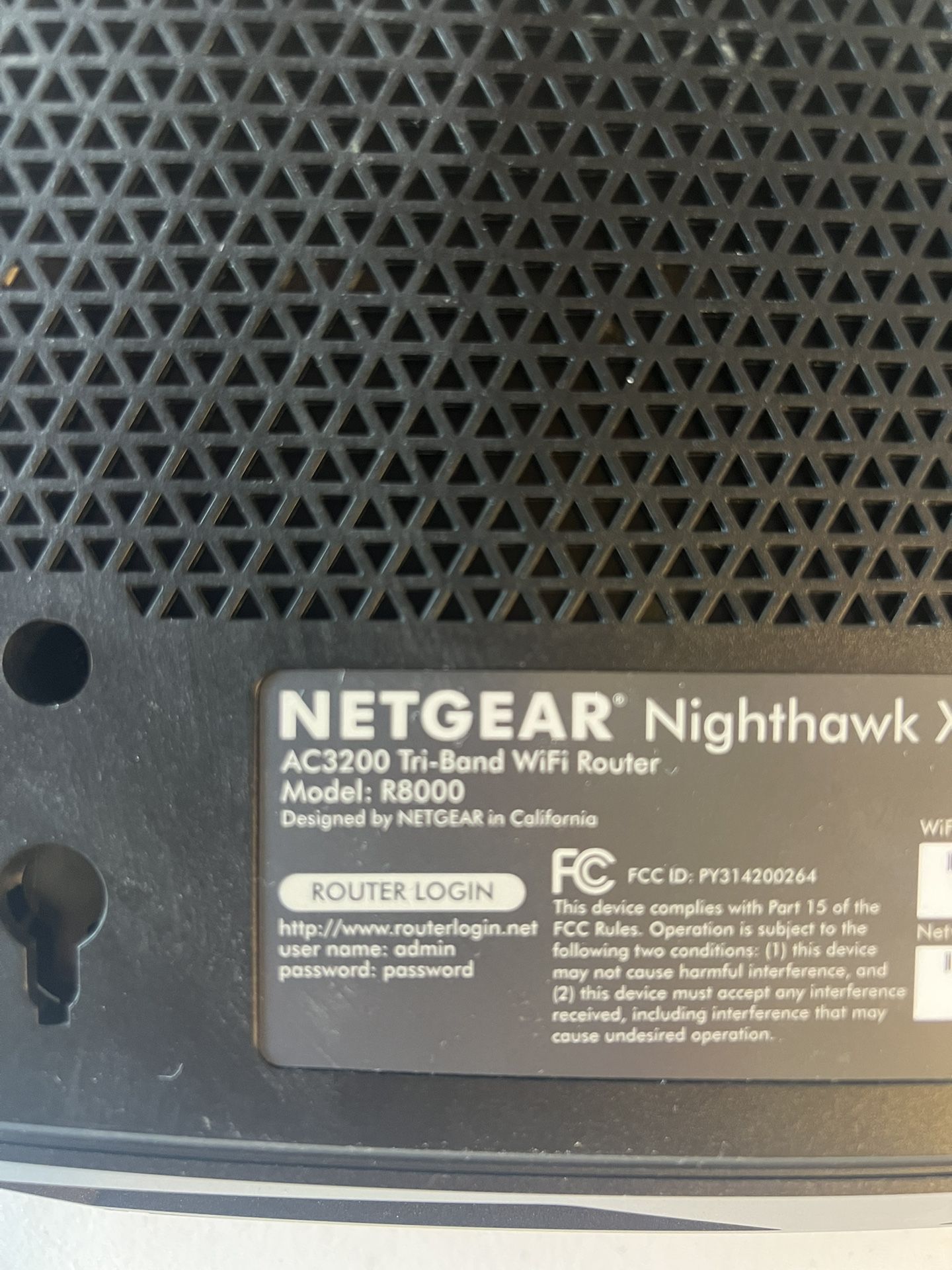 NETGEAR Nighthawk 6 Ac3200 WiFi Router 