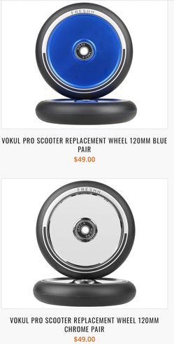 VOKUL PRO SCOOTER REPLACEMENT WHEEL 120MM$35 each