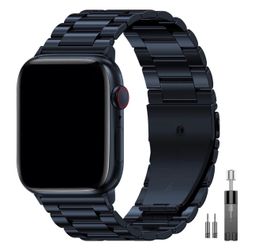 Epuly Stainless Steel Metal Band for Apple Watch, Men and Women