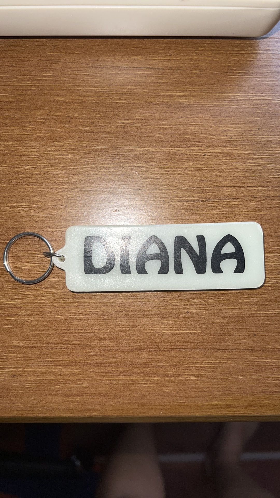 Glow in the Dark Diana Keychain