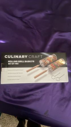 culinary craft rolling grill baskets