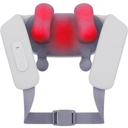 Cordless Shiatsu Neck and Shoulder Massagers with Heat, Adjustable Massage Head, Electric 3D Deep Tissue Kneading, Rechargeable and Multiple Modes for