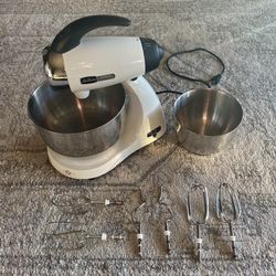 Sunbeam Heritage Mixmaster Legacy Edition Tilt-Head Stand Mixer W/ Dough Beaters