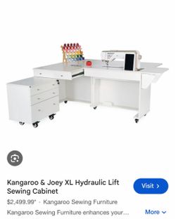 Kangaroo & Joey XL Hydraulic Lift Sewing Cabinet
