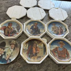  $10 Each/ $50 Lot limited edition John Wayne collector plates