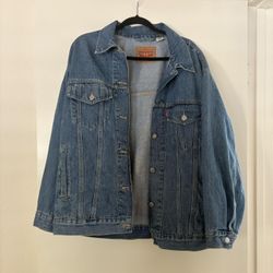 Levi's Women's Blue and Navy Jacket(62810)