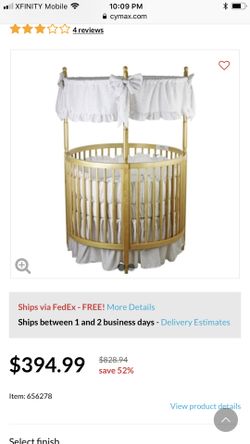 Round Baby Crib