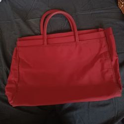 Rare vintage red Burgundy Bordeaux Prada purse nylon tote satchel Shoulder bag