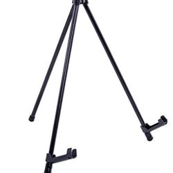4 Pieces | 14" Black Steel Tabletop Portable Tripod Stand, Adjustable Holders 