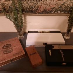 Collection of Cigar Boxes