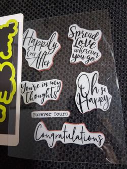 Fun Stampers "Spread Love "   stamps and dies