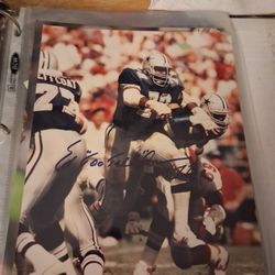 Ed To Tall Jones  Autographed  Photo