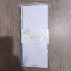 New Gartner Envelopes White/Chocolate