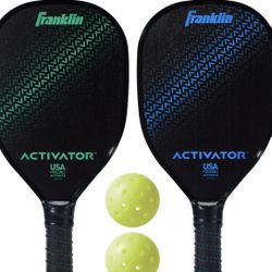 Brand new Pickleball Wooden Paddle Set ( 2 paddles and 2 balls )