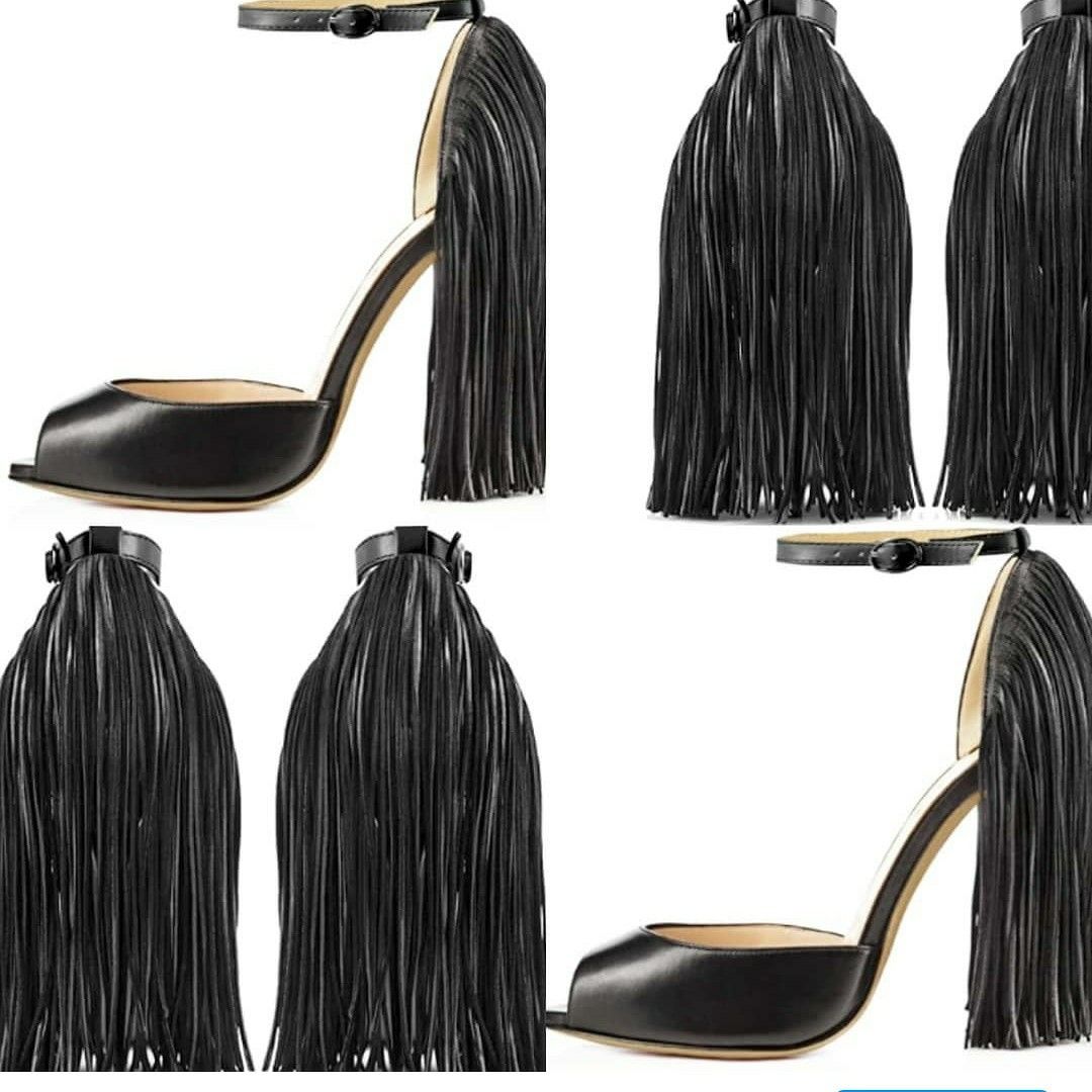 Sexy tassel heels