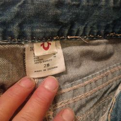 True Religion Jean Shorts