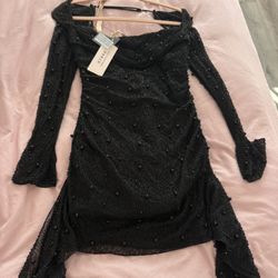 Oh Polly Black Dress 