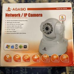 Agasio A512 IP Camera with Power Over Ethernet- White