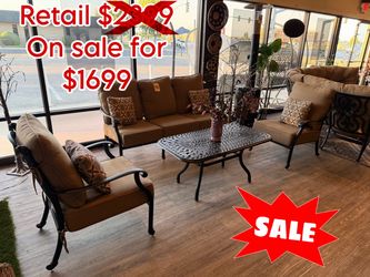 Outdoor Patio Furniture Set with Cushions