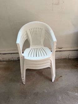 Stackable chairs - great shape $10