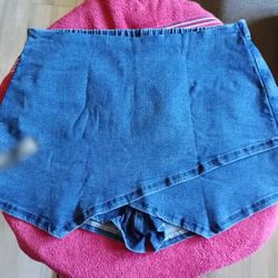 Shein Curve Skirt Shorts Jeans