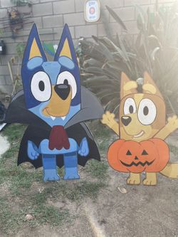 Blue And Bingo Cardboard Cutouts