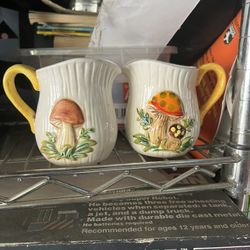 Vintage Mushroom Set