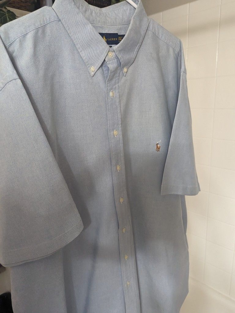 2xlt Ralph Lauren Chambray Shirt 