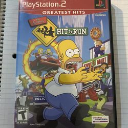 Simpsons Hit and Run PS2 Greatest Hits 