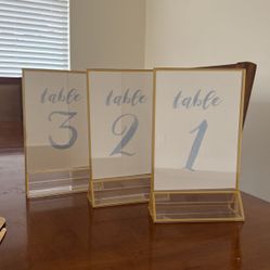 Table Numbers