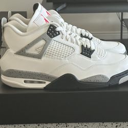 Jordan 4 White Cement 