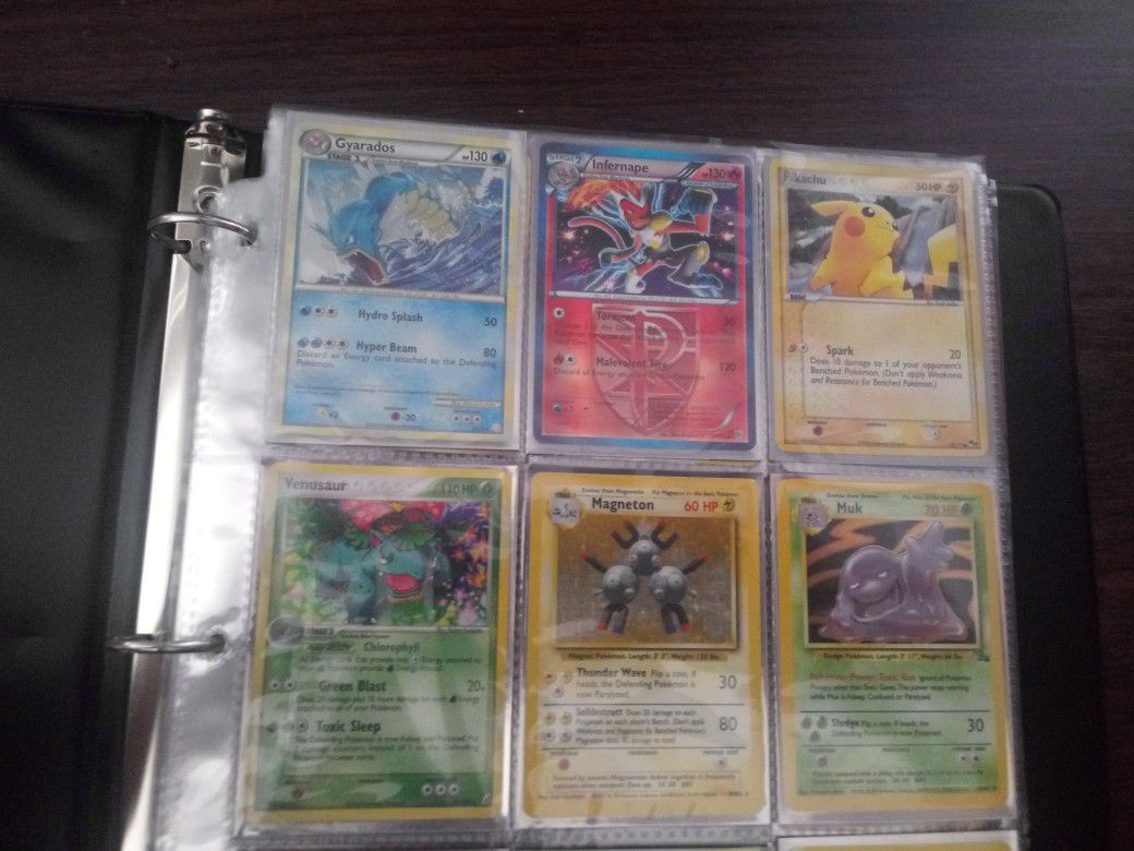 Selling pokemon binder with some vintage to new cards all rare
